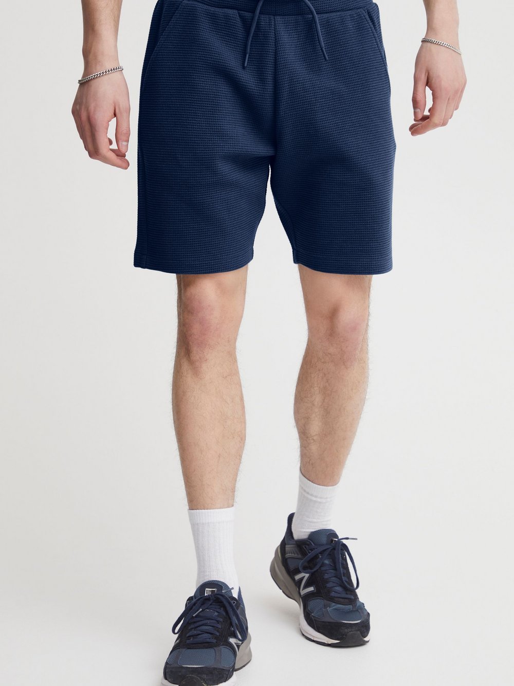 BLEND Shorts Herren Baumwolle blau, L