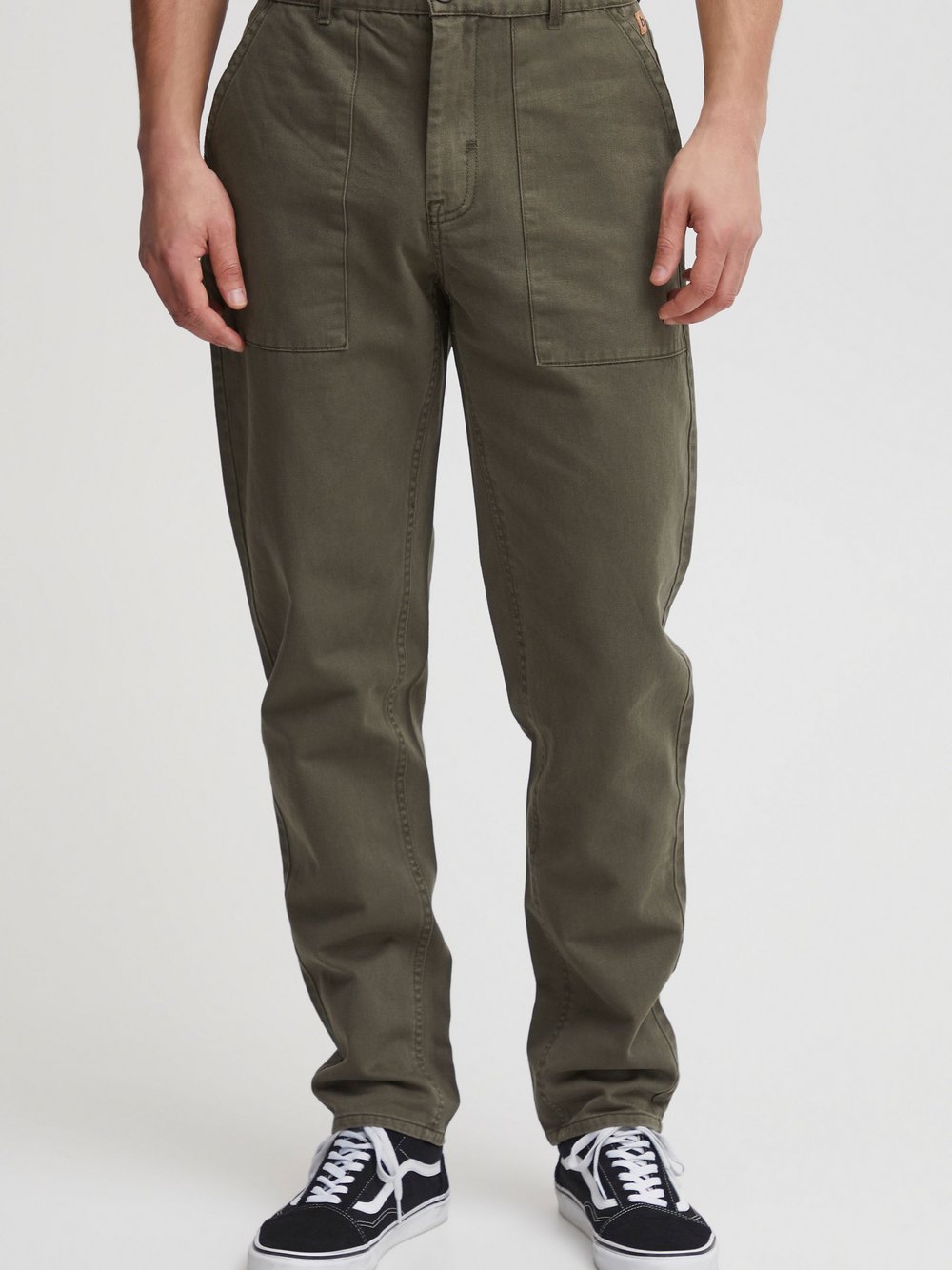 BLEND Stoffhose Herren Baumwolle grün, 30-32