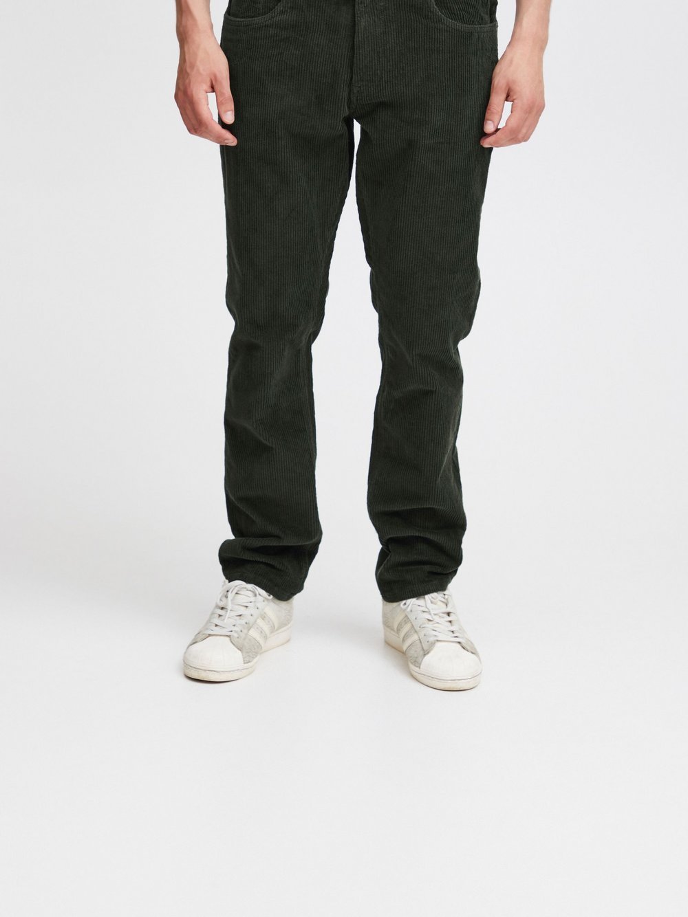 BLEND Stoffhose Herren Baumwolle grün, 30-32