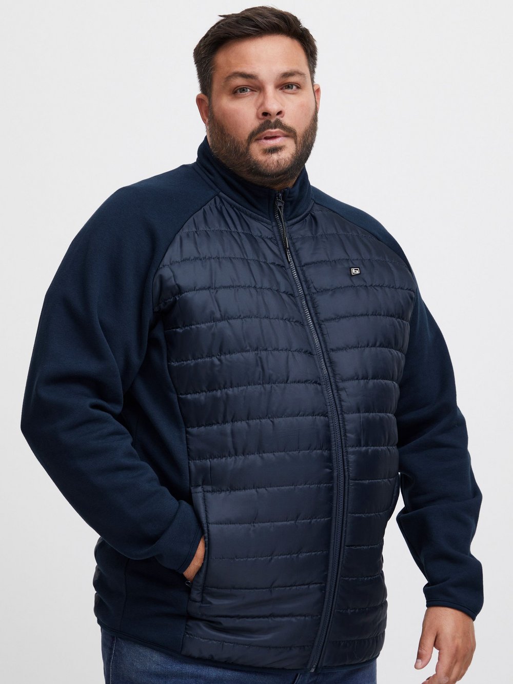 BLEND Kurzjacke Herren Baumwolle blau, XXXXL