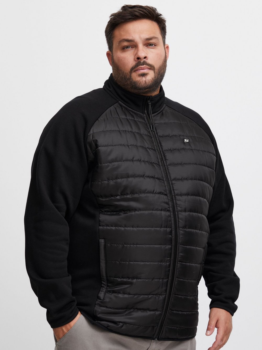 BLEND Kurzjacke Herren Baumwolle schwarz, XXXXL