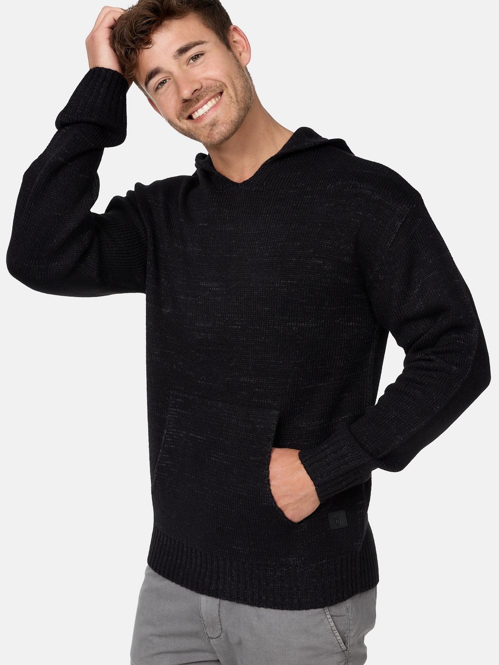 Indicode Strickpullover Herren schwarz, XXL