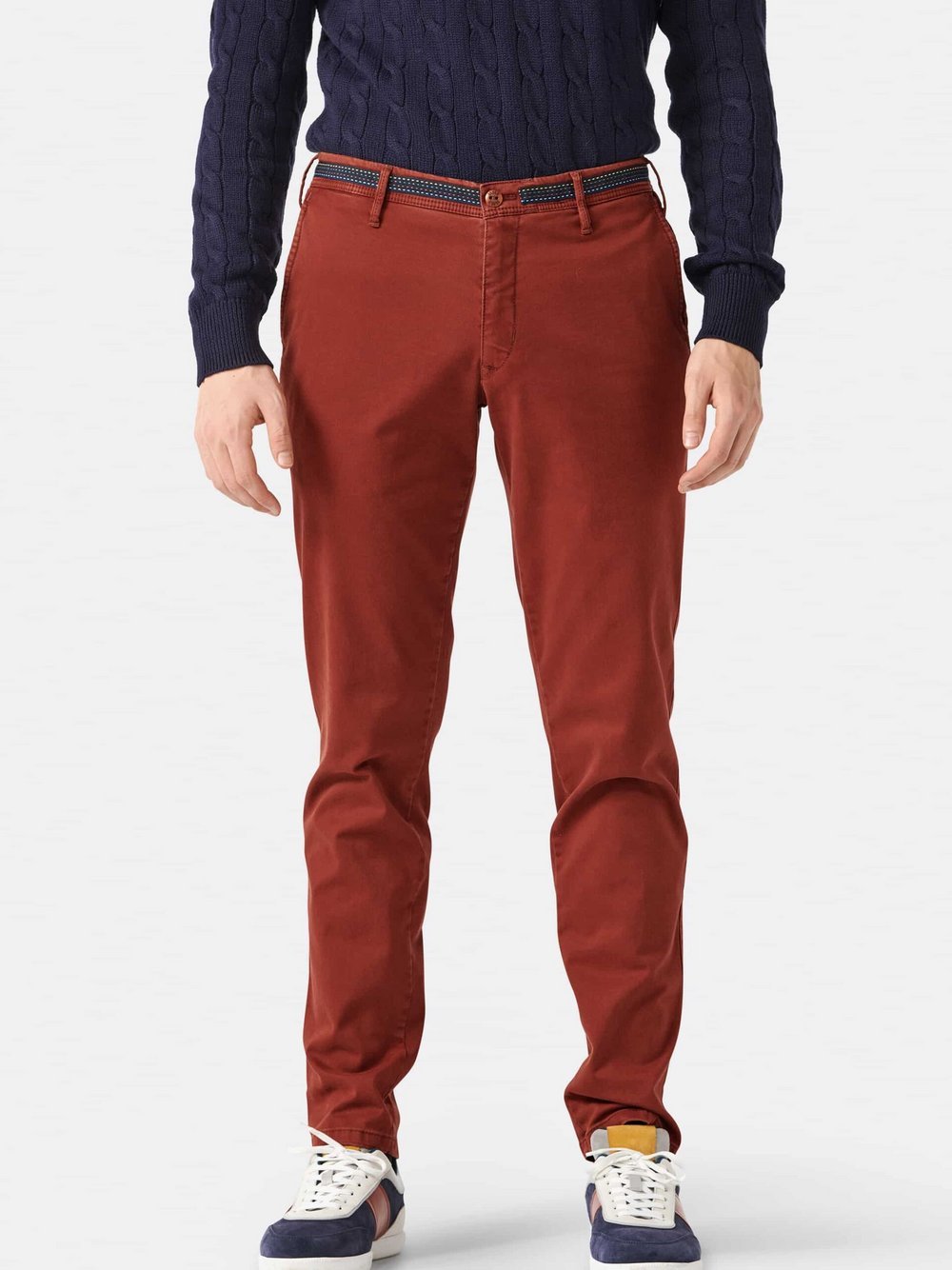 MMX Chino-Hose Herren Baumwolle orange, 40-32