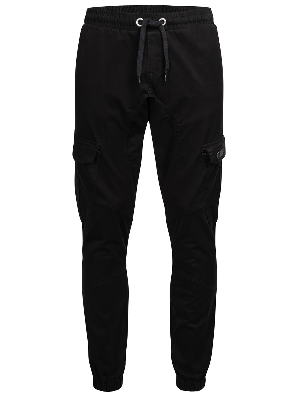 Alessandro Salvarini Cargohose  Herren Baumwolle schwarz, 33-34