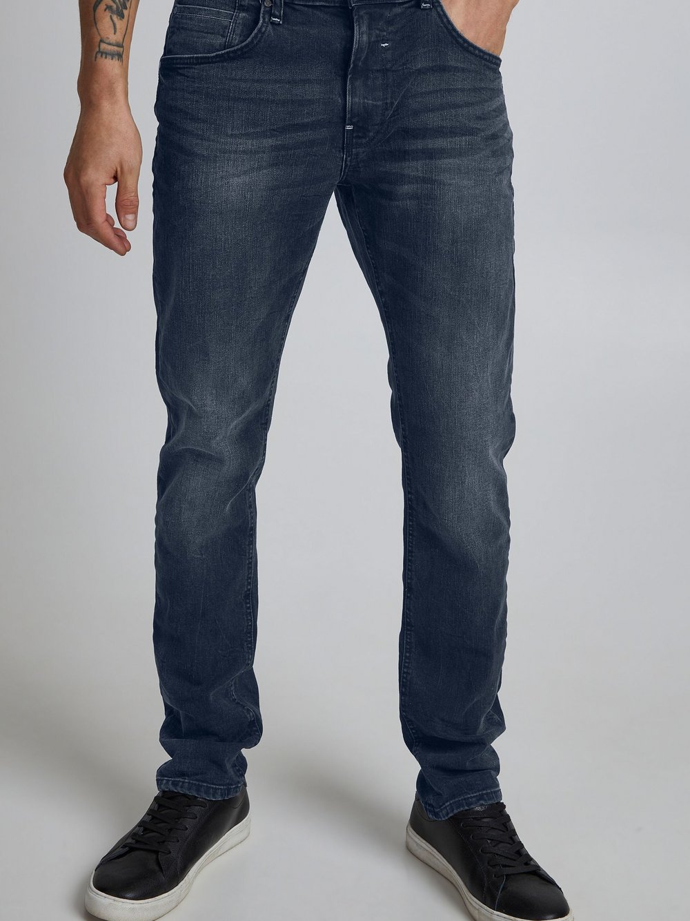 BLEND 5-Pocket-Jeans Herren Baumwolle blau, 38-32