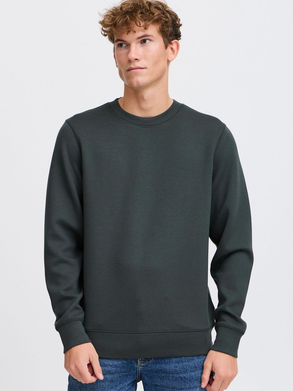 CASUAL FRIDAY Sweatshirt Herren Viskose grün, S