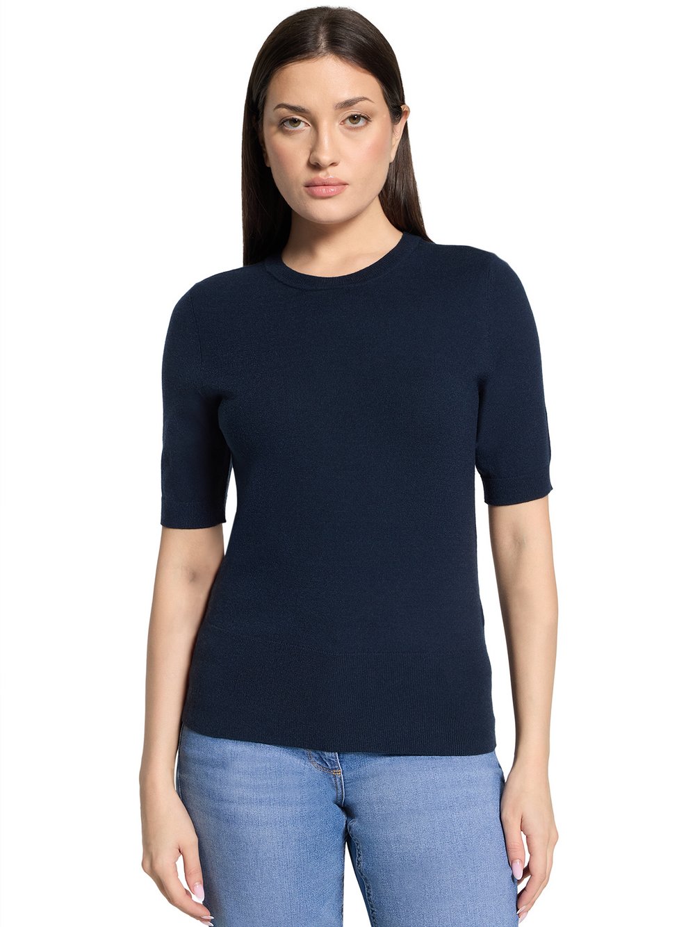 Betty Barclay Strickshirt Damen Viskose blau, 38