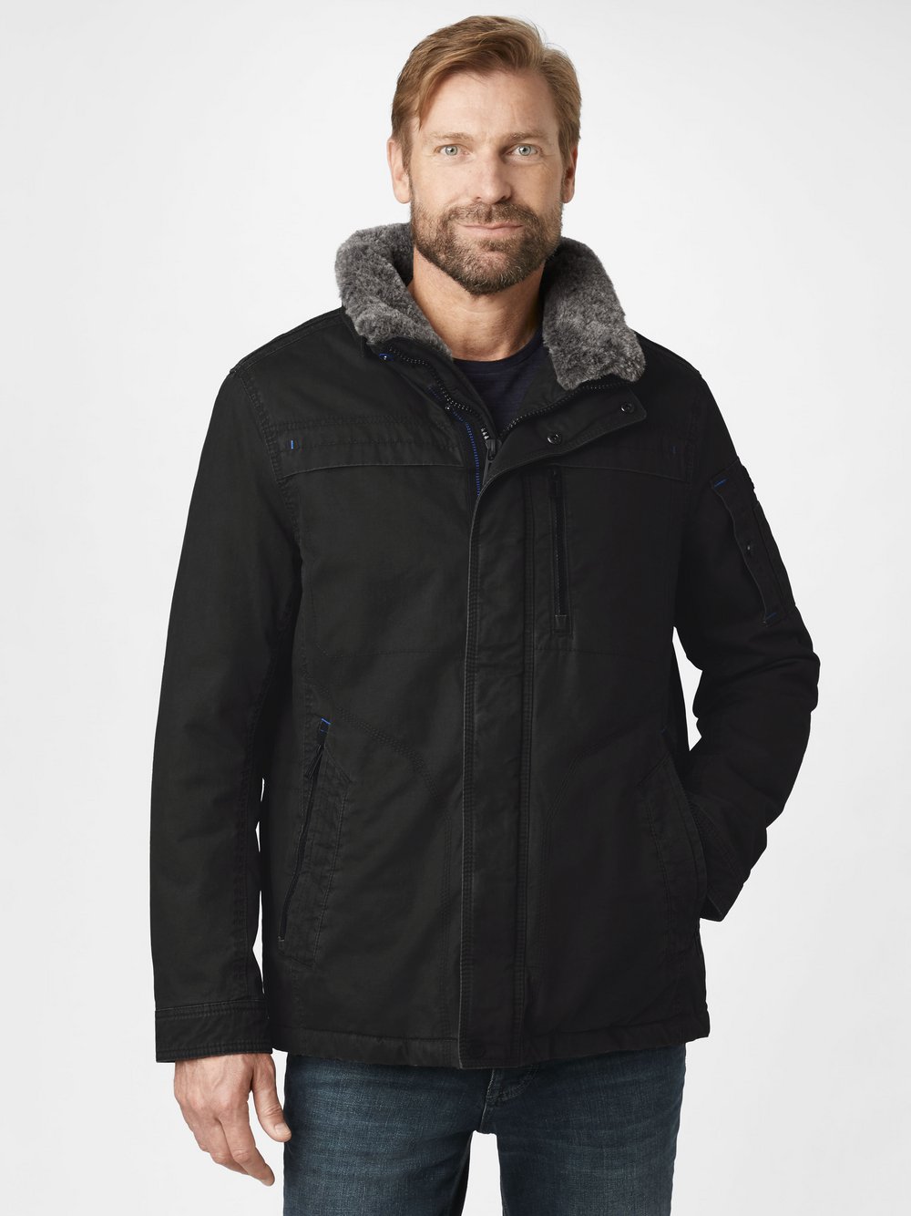 Redpoint Outdoorjacke Herren Baumwolle blau, 56