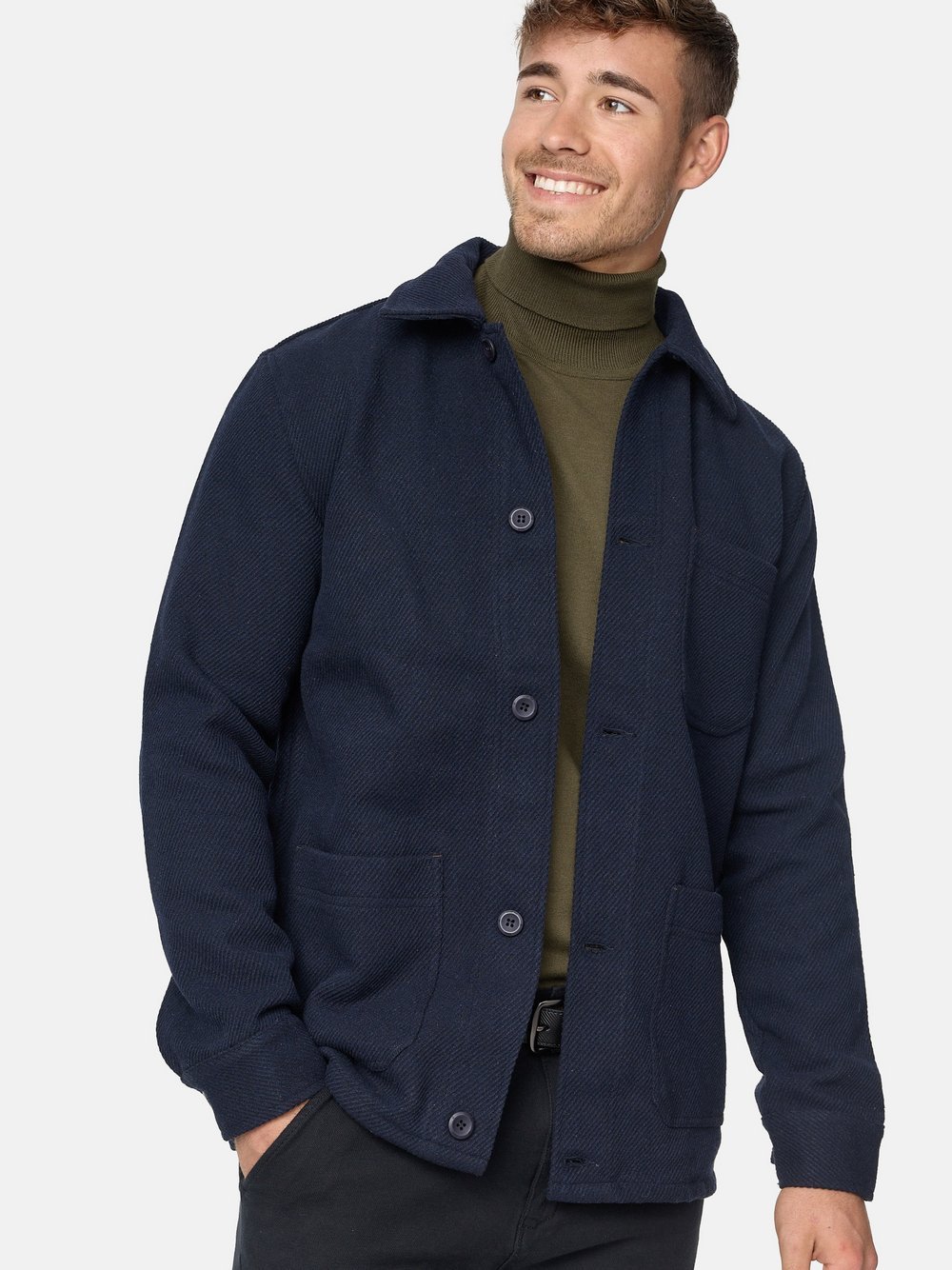 Indicode Übergangsjacke Herren blau, S