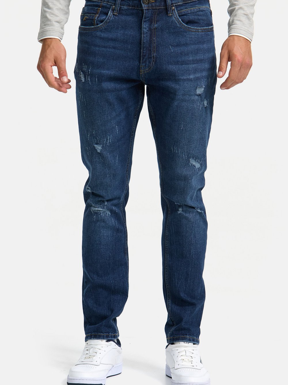 Thumbnail - Indicode Jeanshose Herren blau, 34-32