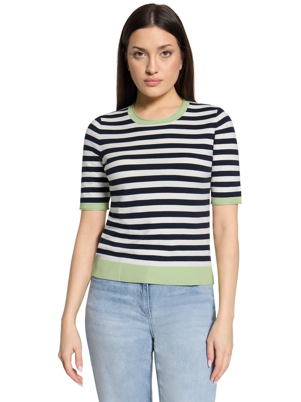 Thumbnail - Betty Barclay Strickshirt Damen Viskose mehrfarbig gestreift, 36