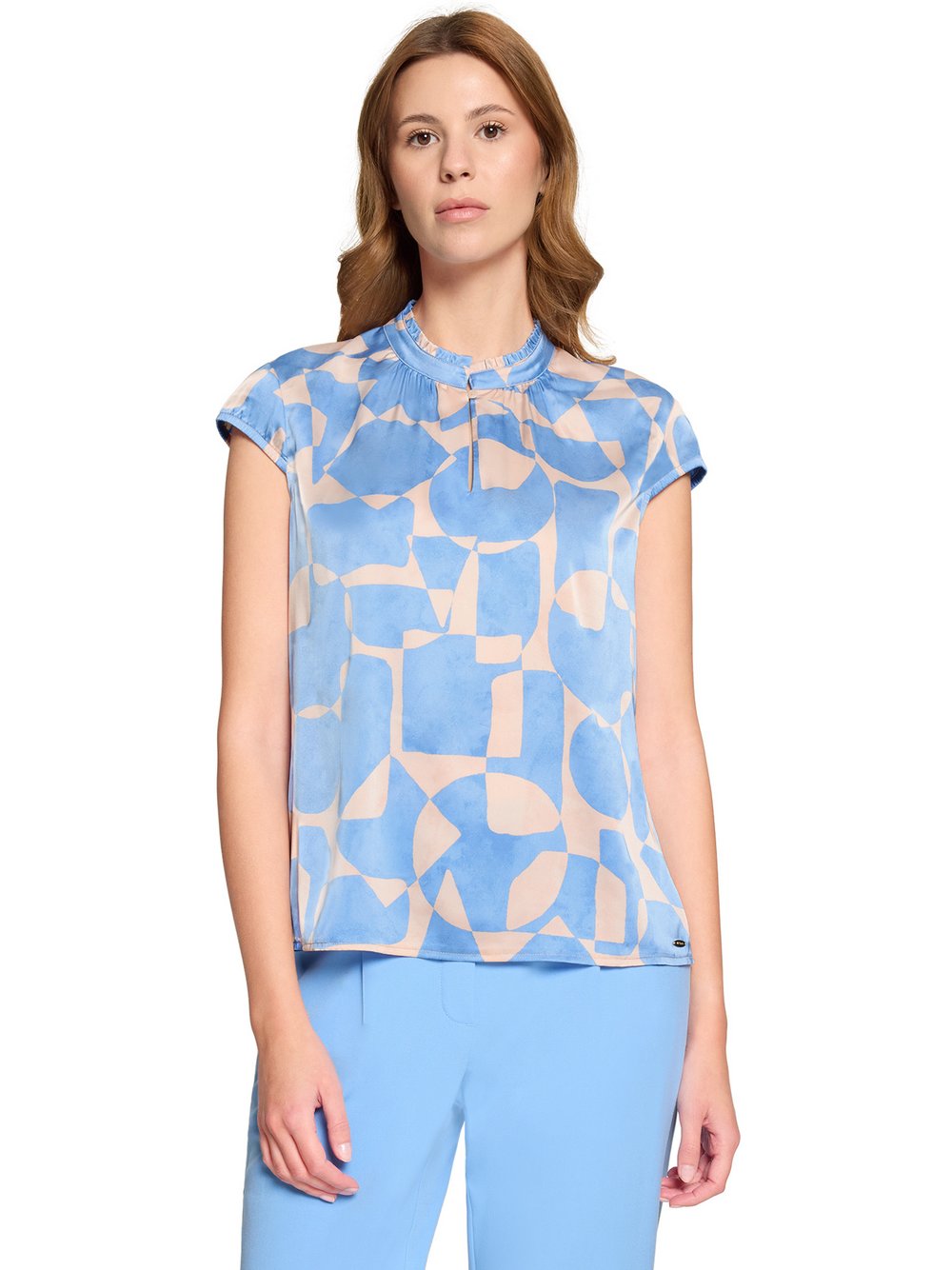 Thumbnail - Betty & Co Blusenshirt Damen mehrfarbig gemustert, 34