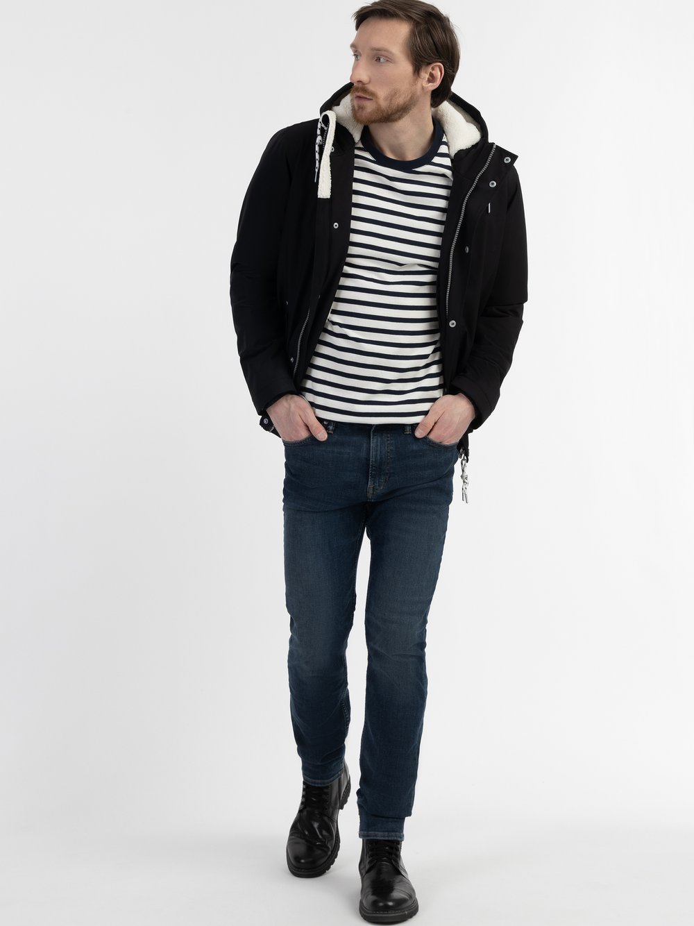 Schmuddelwedda Winterjacke Herren schwarz, XL