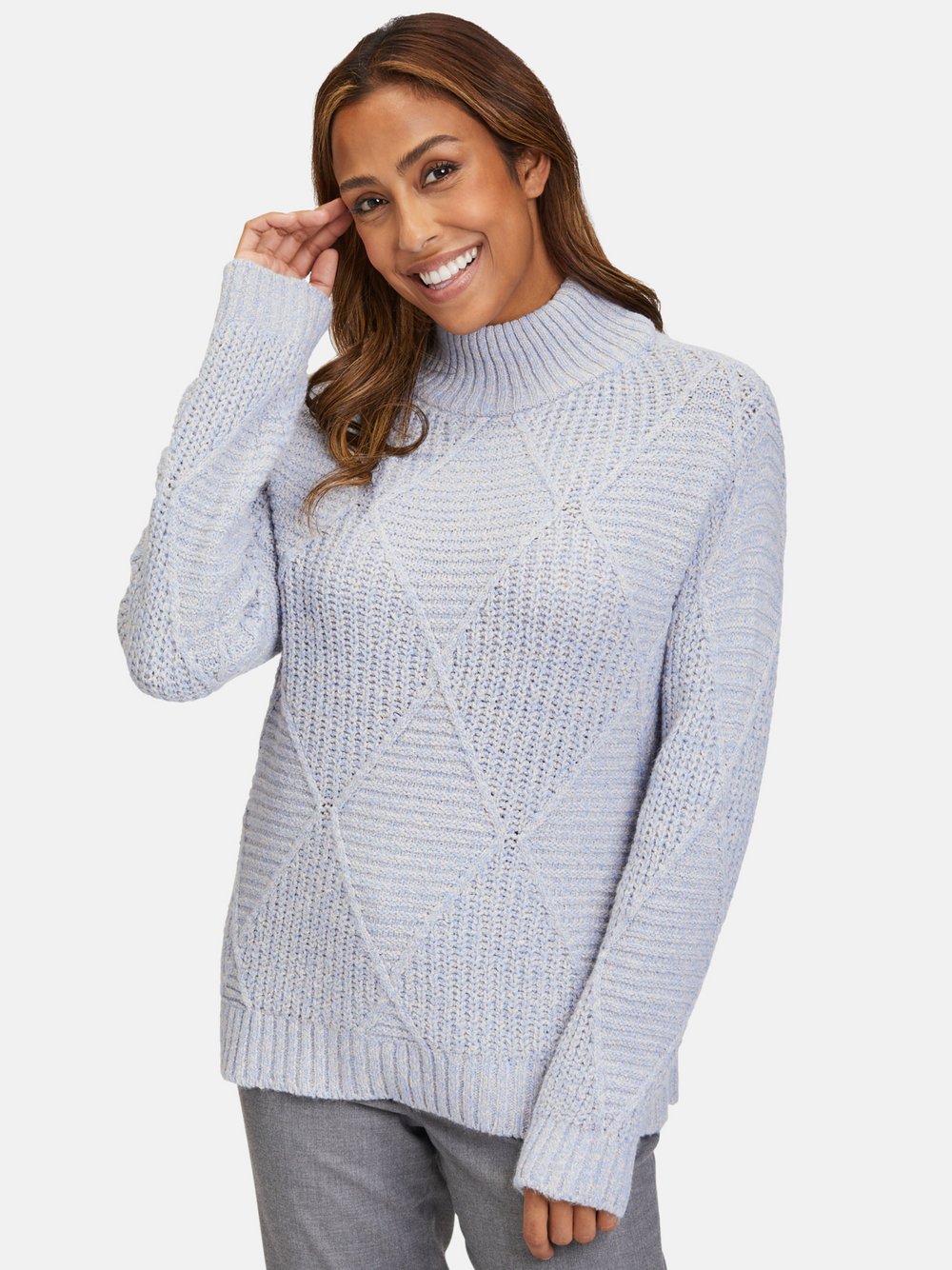 Betty Barclay Grobstrick-Pullover Damen blau, 40