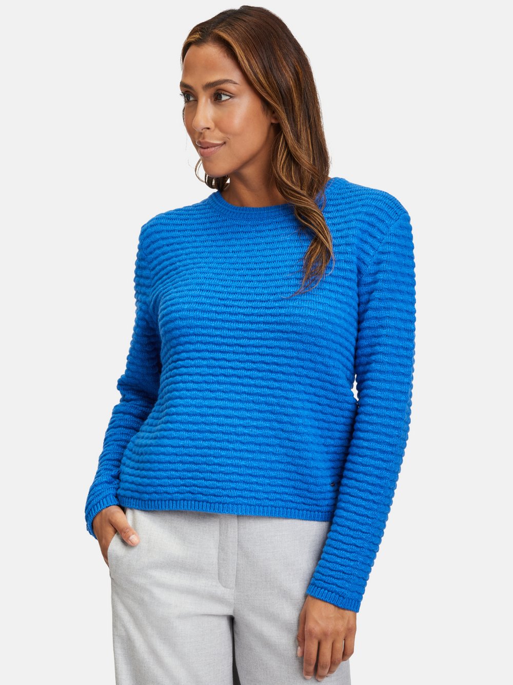 Betty & Co Strickpullover Damen blau, 40