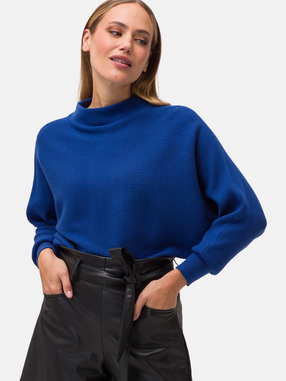 zero Pullover Damen Viskose blau, 44