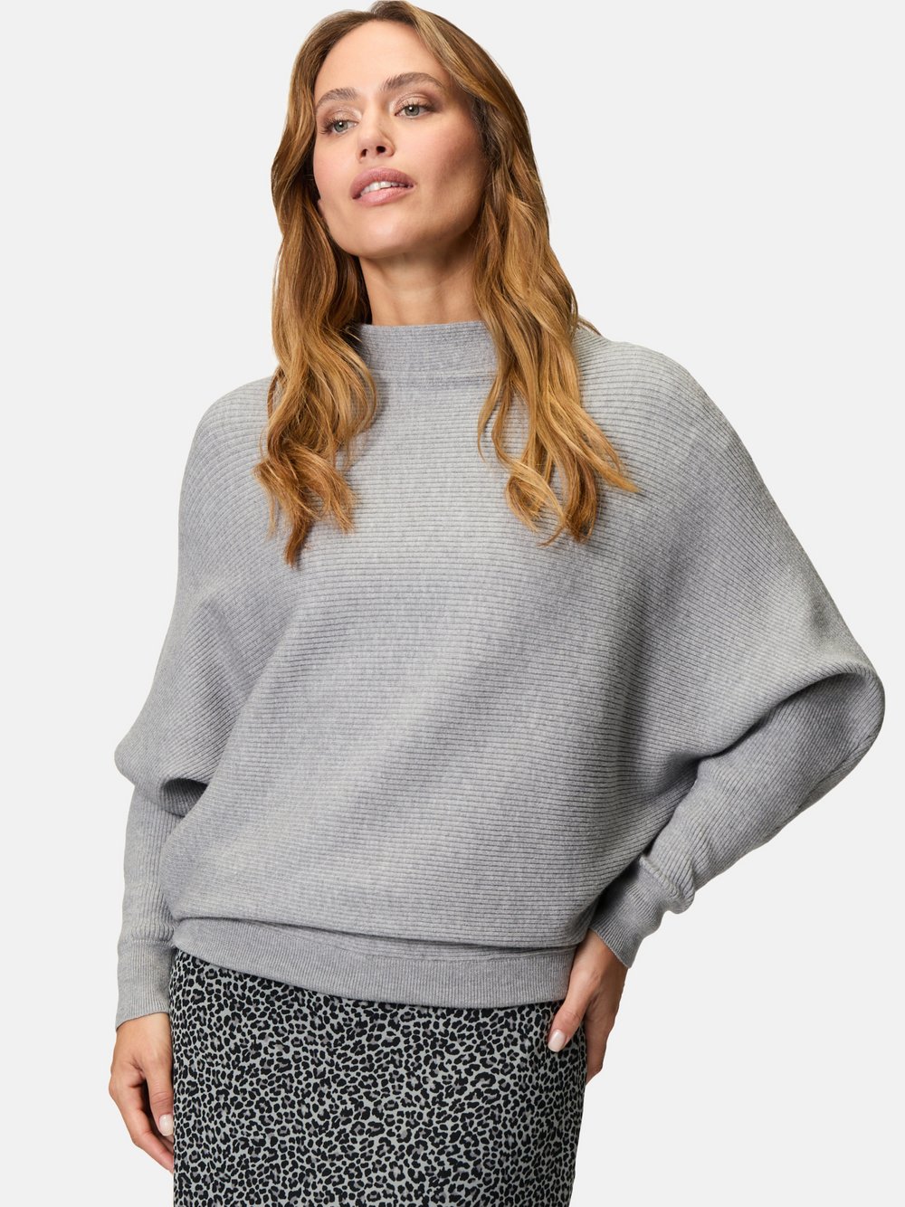 zero Pullover Damen Viskose grau, 42