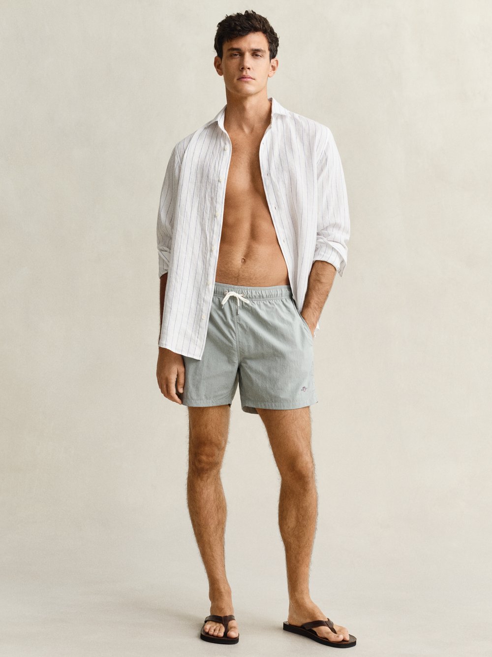 Gant Badeshorts Herren grün, M