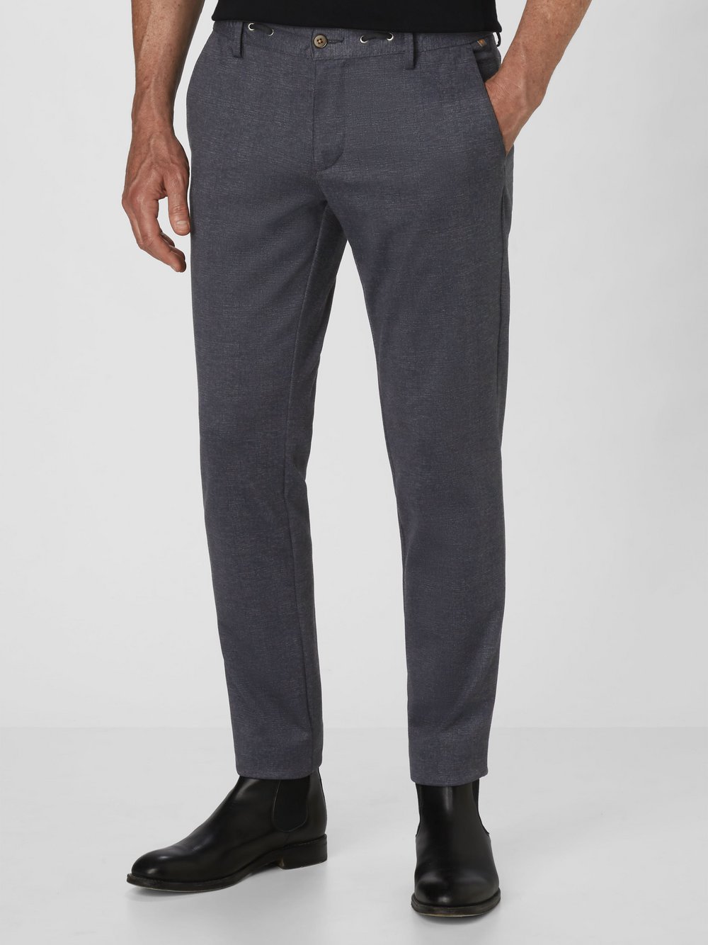 Redpoint Chino Herren grau bedruckt, 52-30