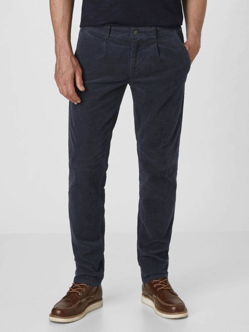 Redpoint Chino Herren Baumwolle blau, 35-34