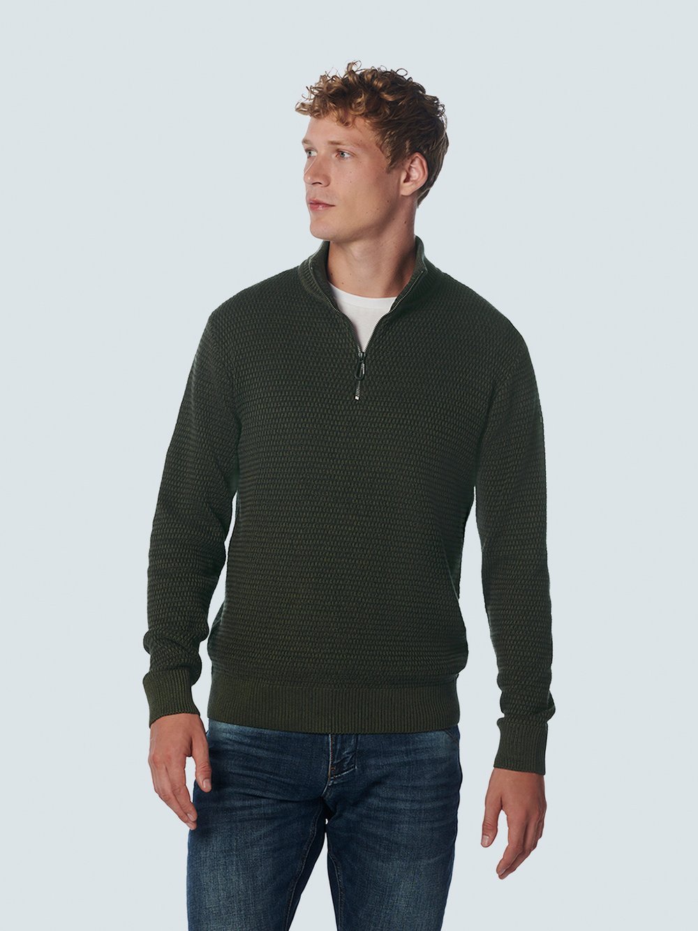 No Excess Pullover Herren grün, S