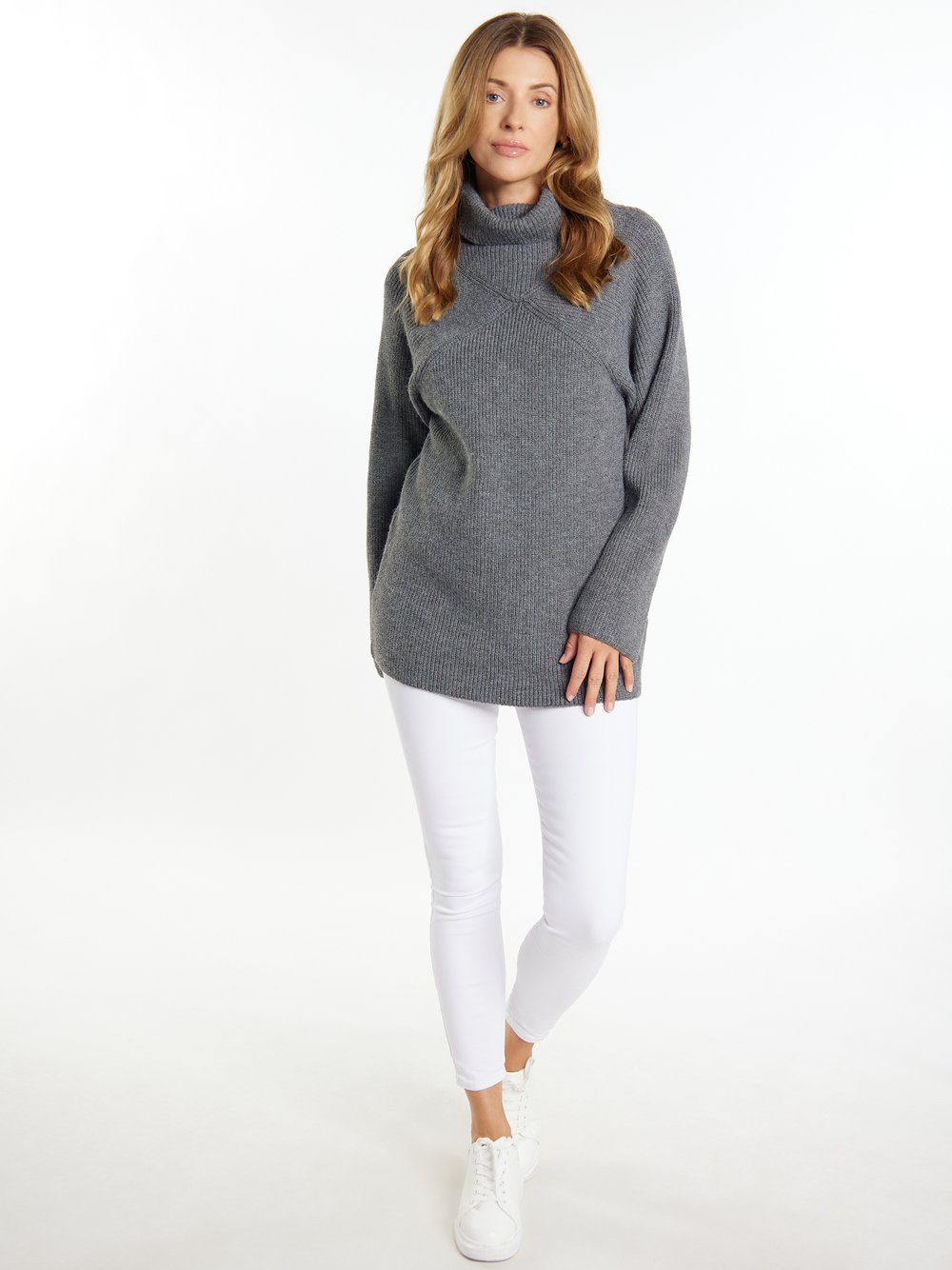 Usha Pullover Damen grau, XS/S