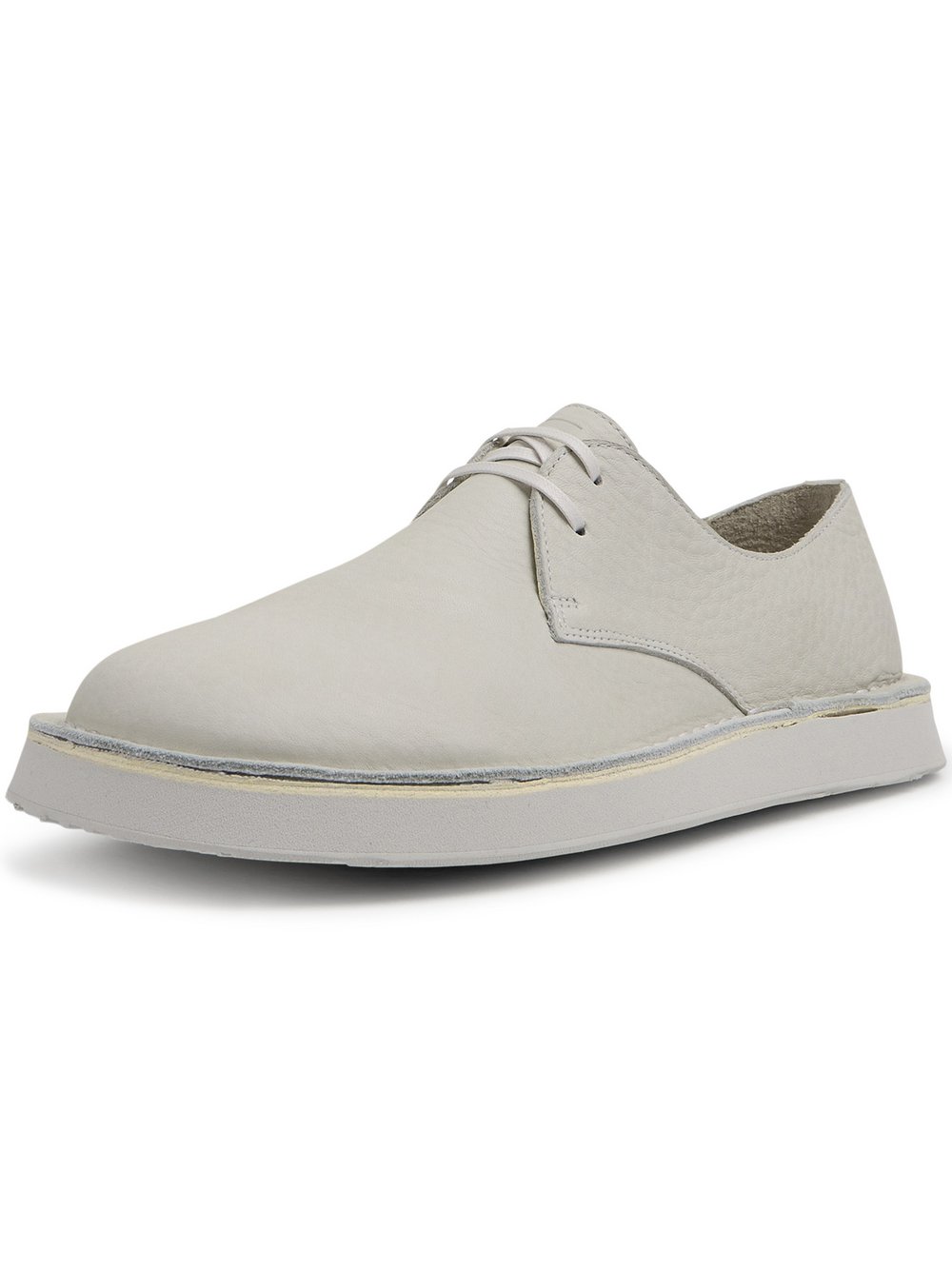 Camper Schnürschuhe Herren Leder weiß, 41