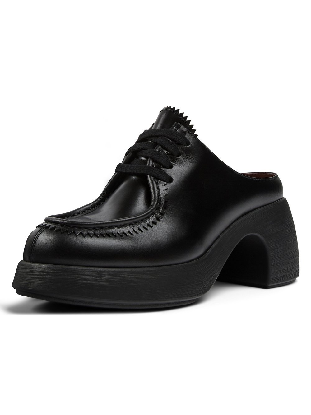 Camper Mules Damen Leder schwarz, 38