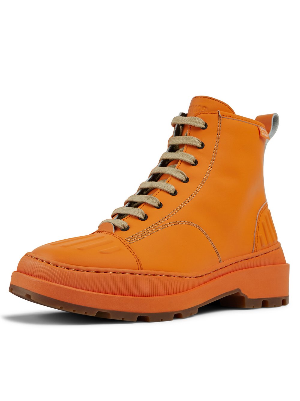 Camper Stiefeletten Damen Leder orange, 40