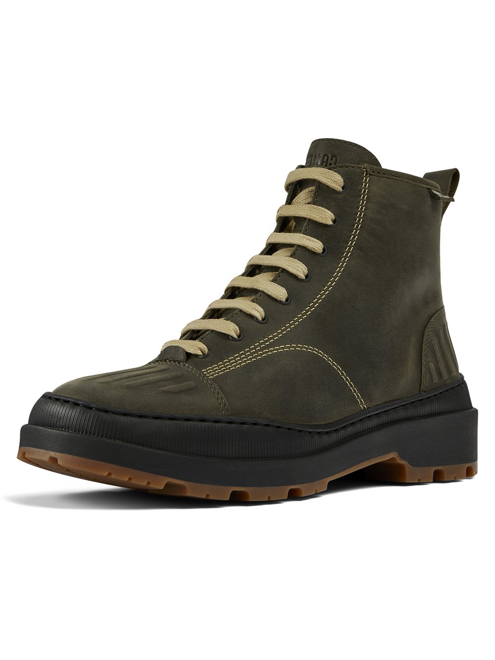 Camper Stiefeletten Damen Leder grün, 37