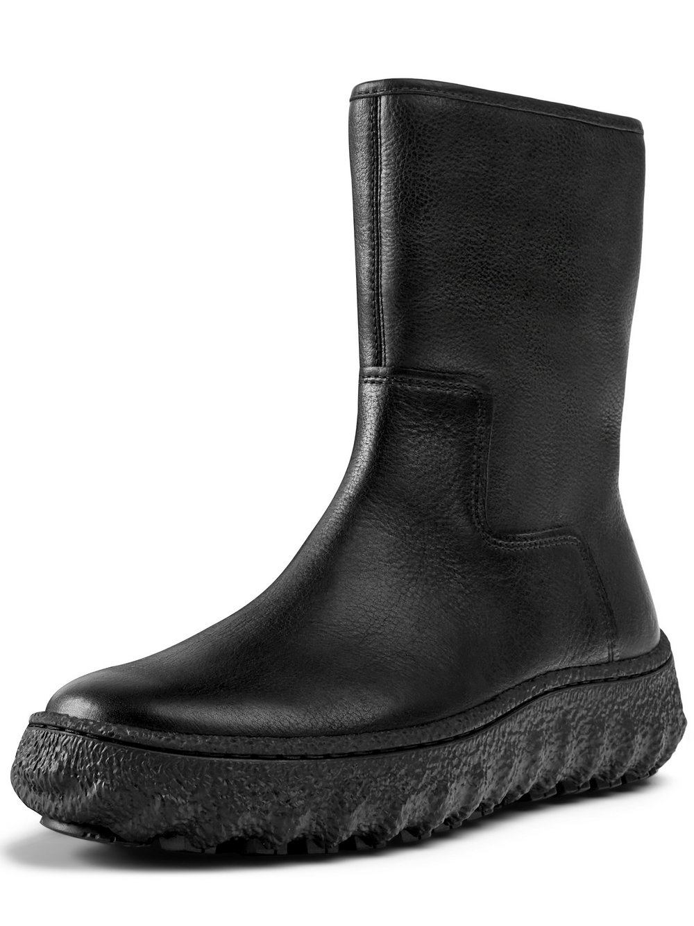 Camper Stiefeletten Damen Leder schwarz, 37