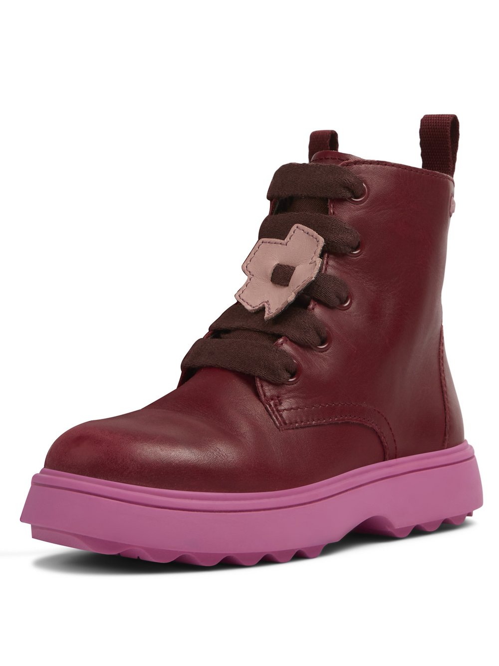 Camper Stiefeletten Kinder Leder rot, 33