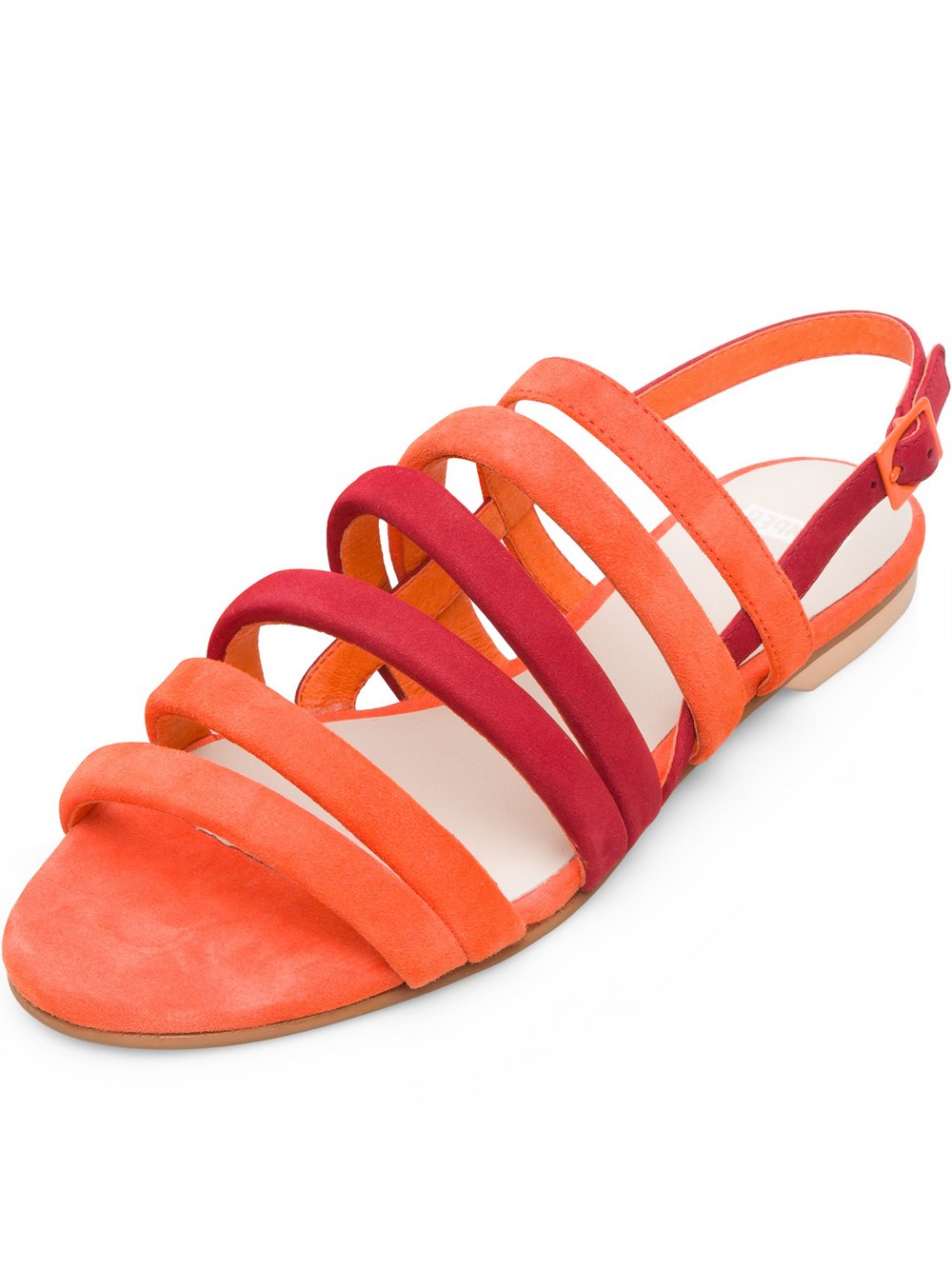 Camper Riemchensandalen Damen Leder orange, 36