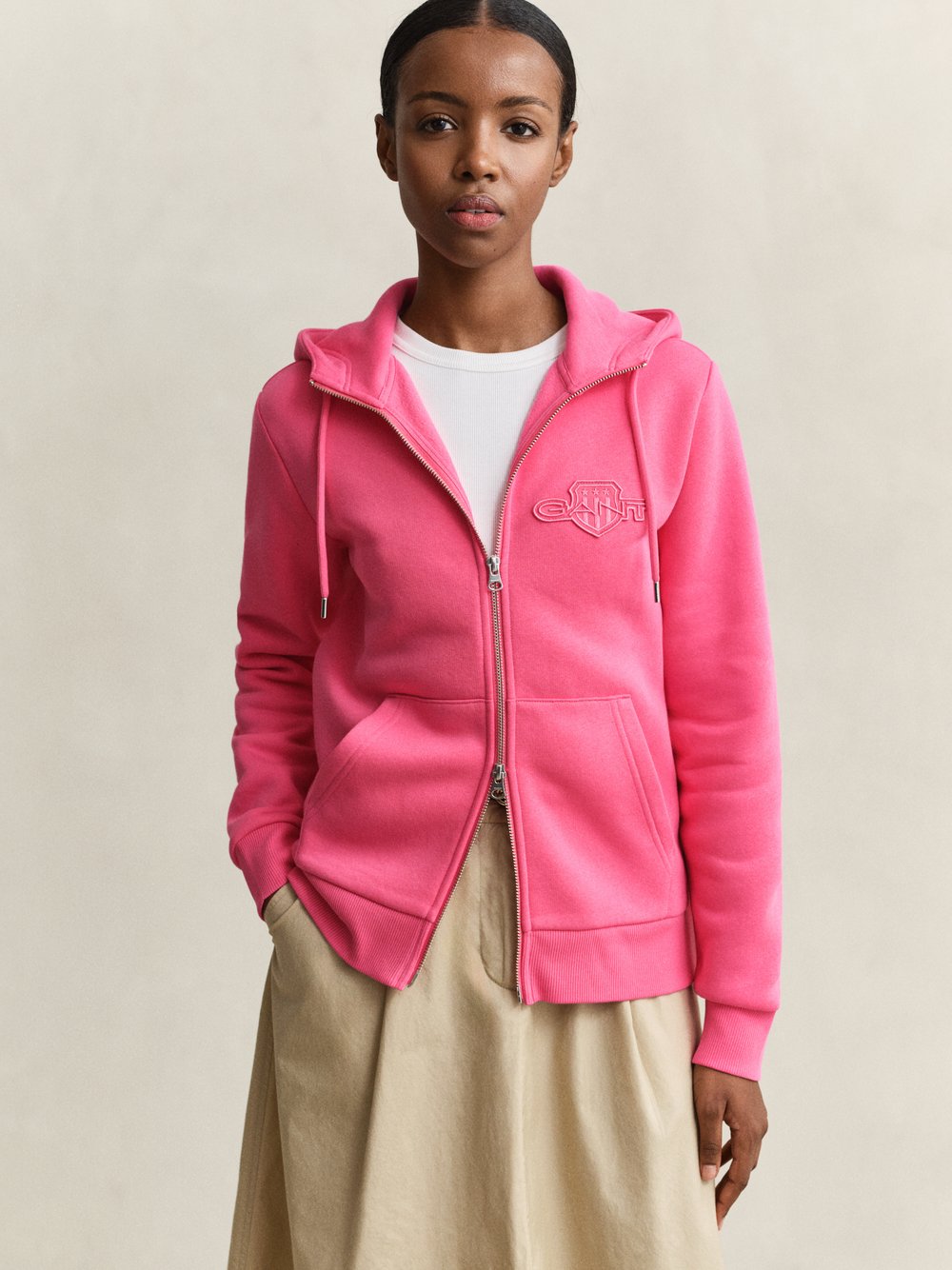 Gant Sweatjacke Damen pink, S
