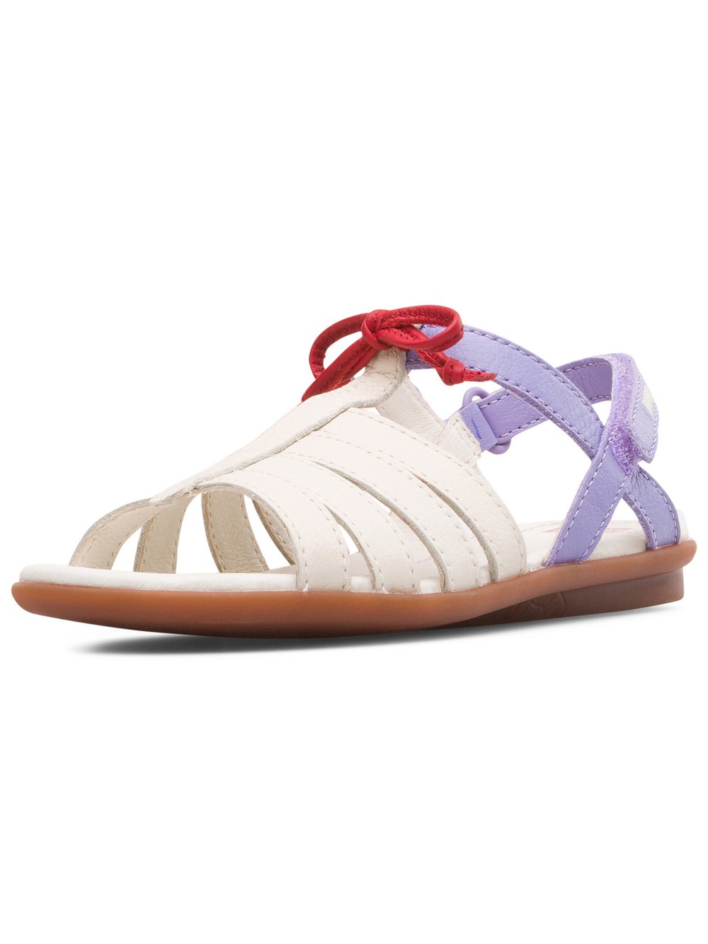 Camper Kids Sandalen Mädchen Leder weiß, 28