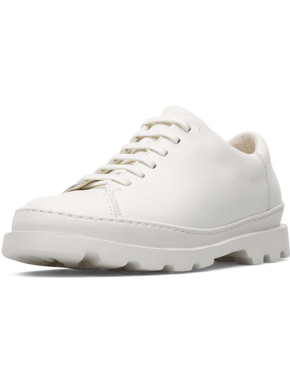 Camper Schnürschuhe Damen Leder weiß, 37