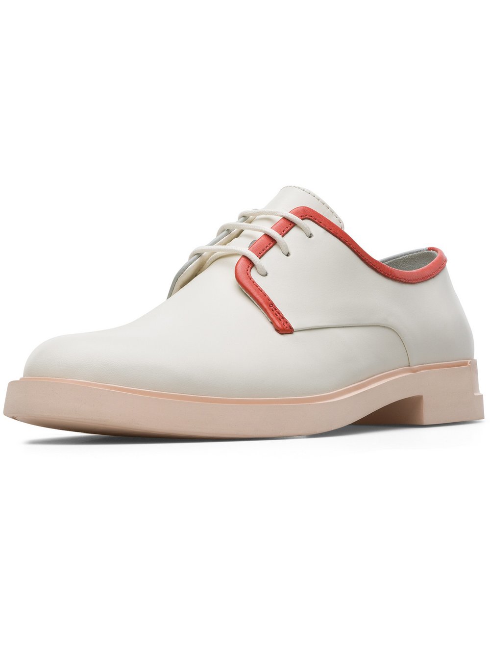 Camper Schnürschuhe Damen Leder weiß, 35