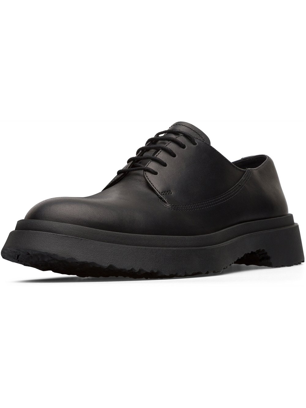 Camper Schnürschuhe Damen Leder schwarz, 35