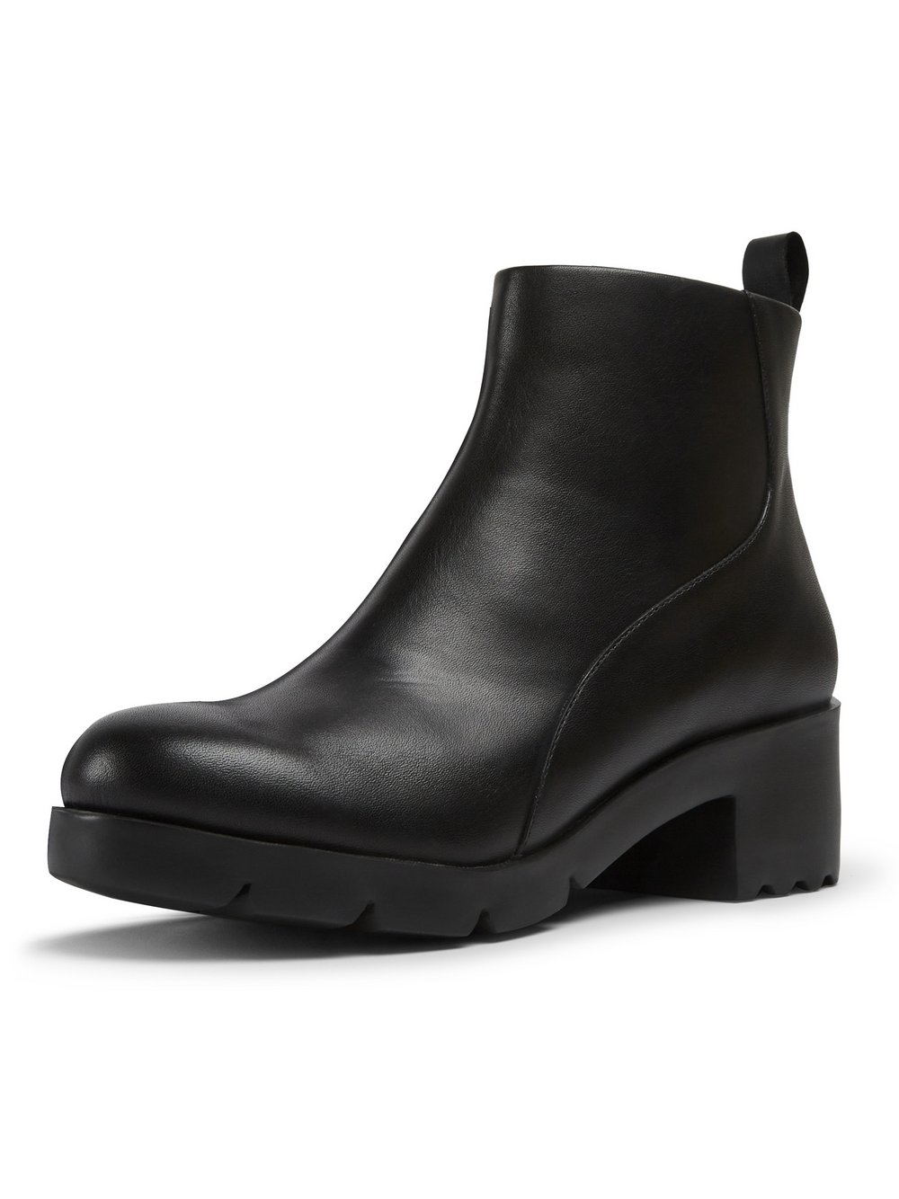 Camper Stiefeletten Damen Leder schwarz, 35