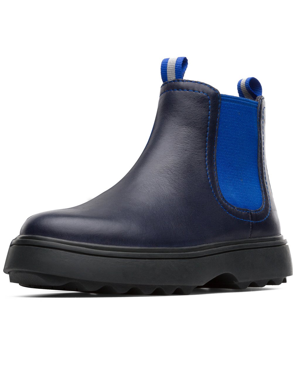 Camper Kids Stiefel Mädchen Leder blau, 29