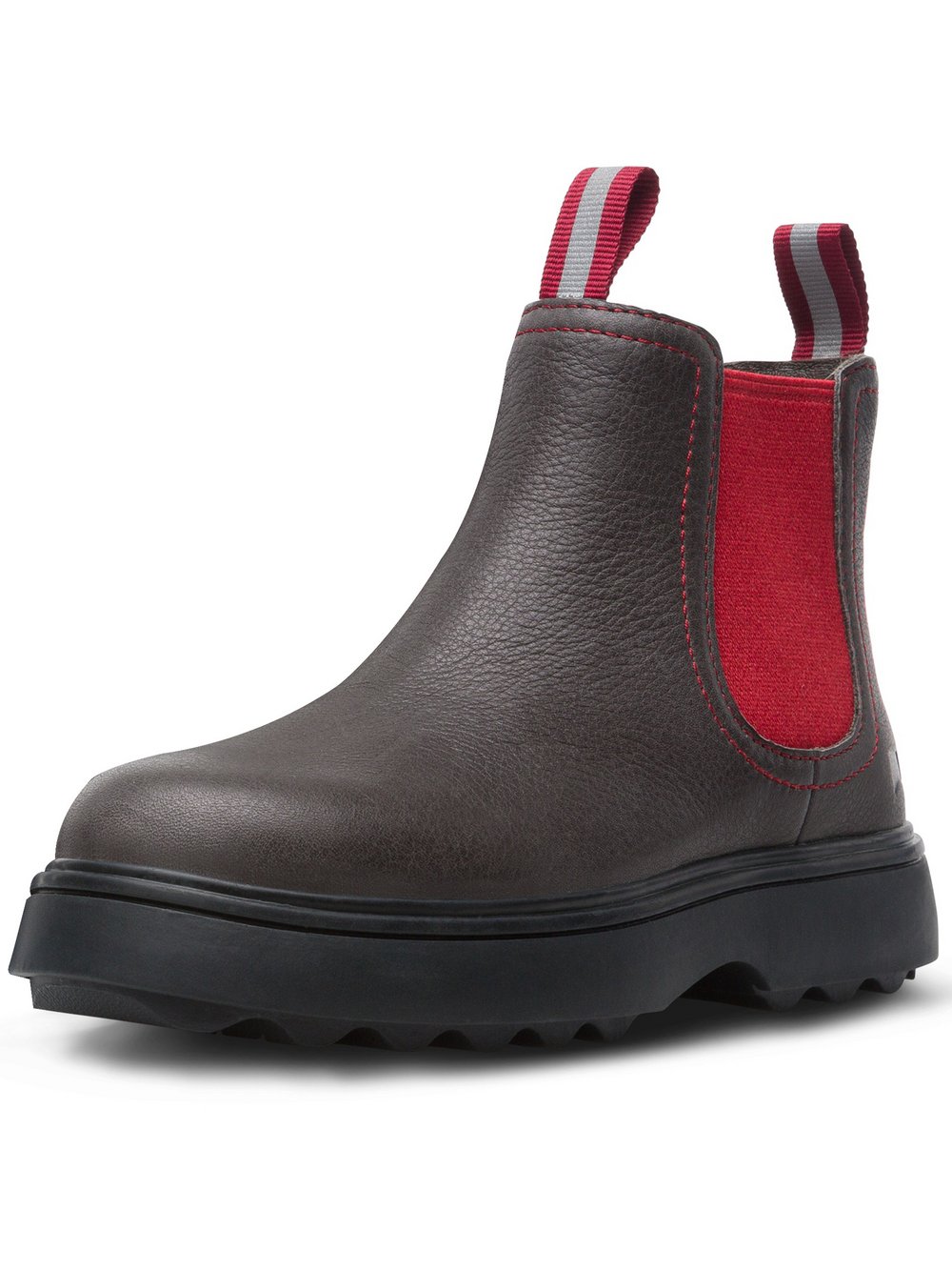 Camper Kids Stiefel Mädchen Leder grau, 28