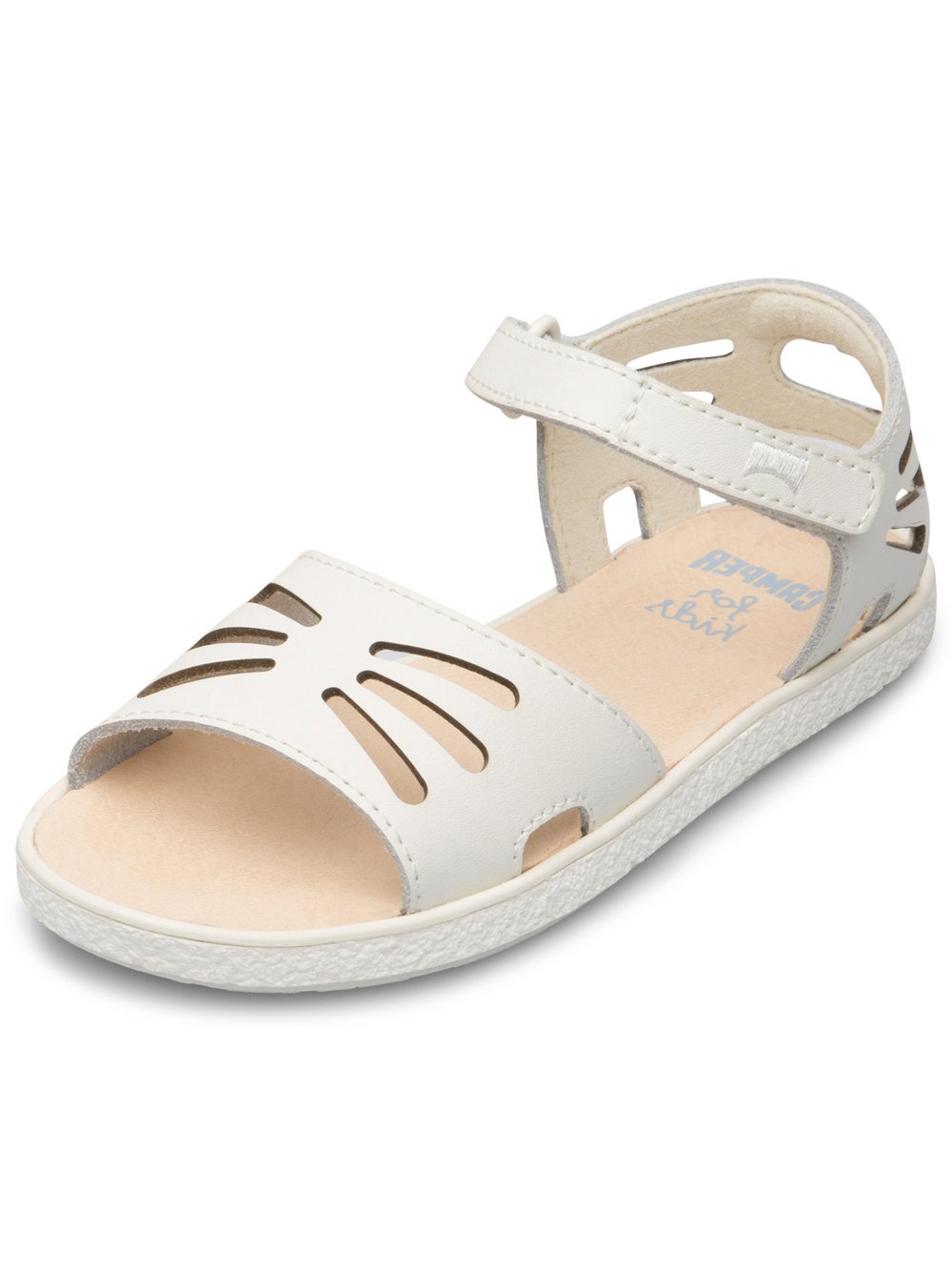 Camper Kids Sandalen Mädchen Leder weiß, 38