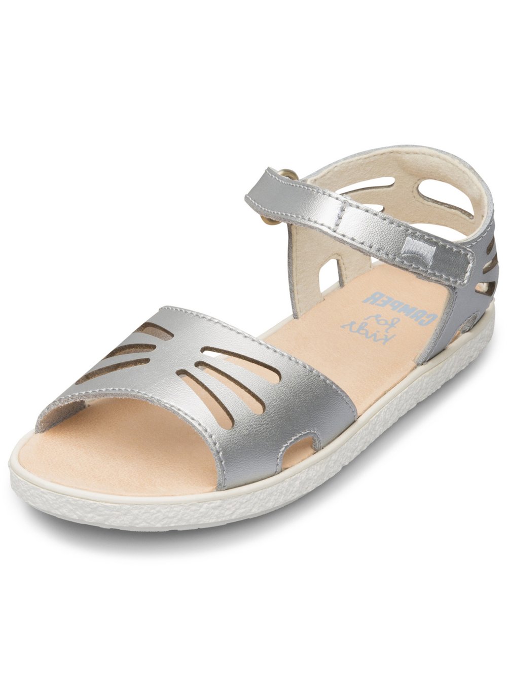 Camper Kids Sandalen Mädchen Leder grau, 28