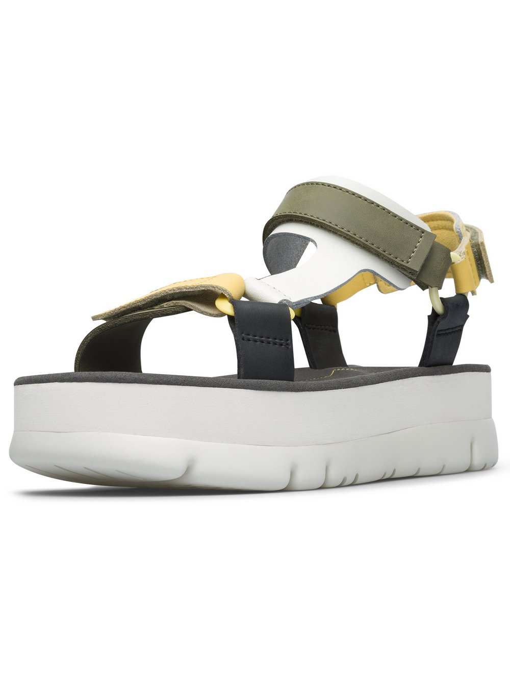 Camper Riemchensandalen Damen Leder grün, 39