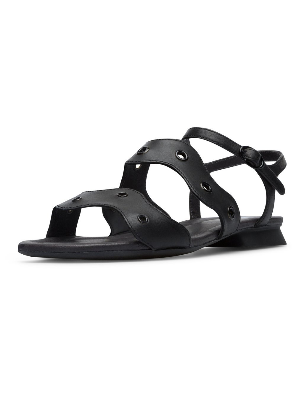 Camper Sandalen Damen Leder schwarz, 36