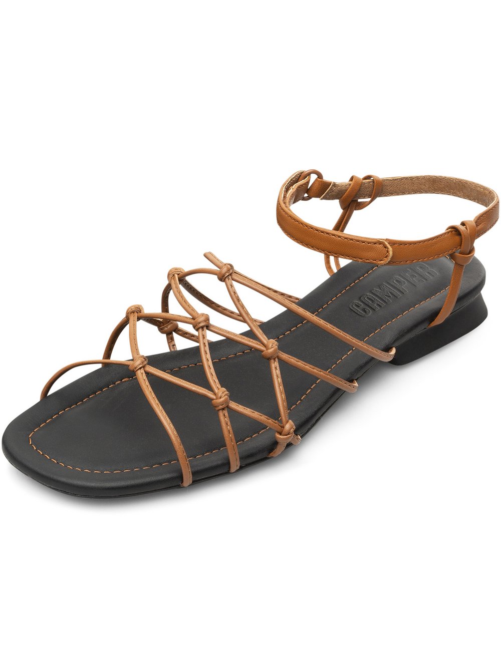 Camper Sandalen Damen Textil braun, 36