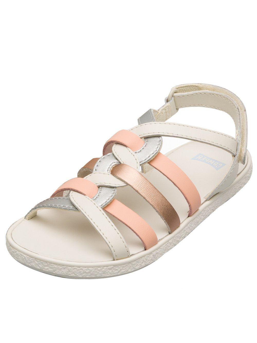 Camper Kids Sandalen Mädchen Leder weiß, 25