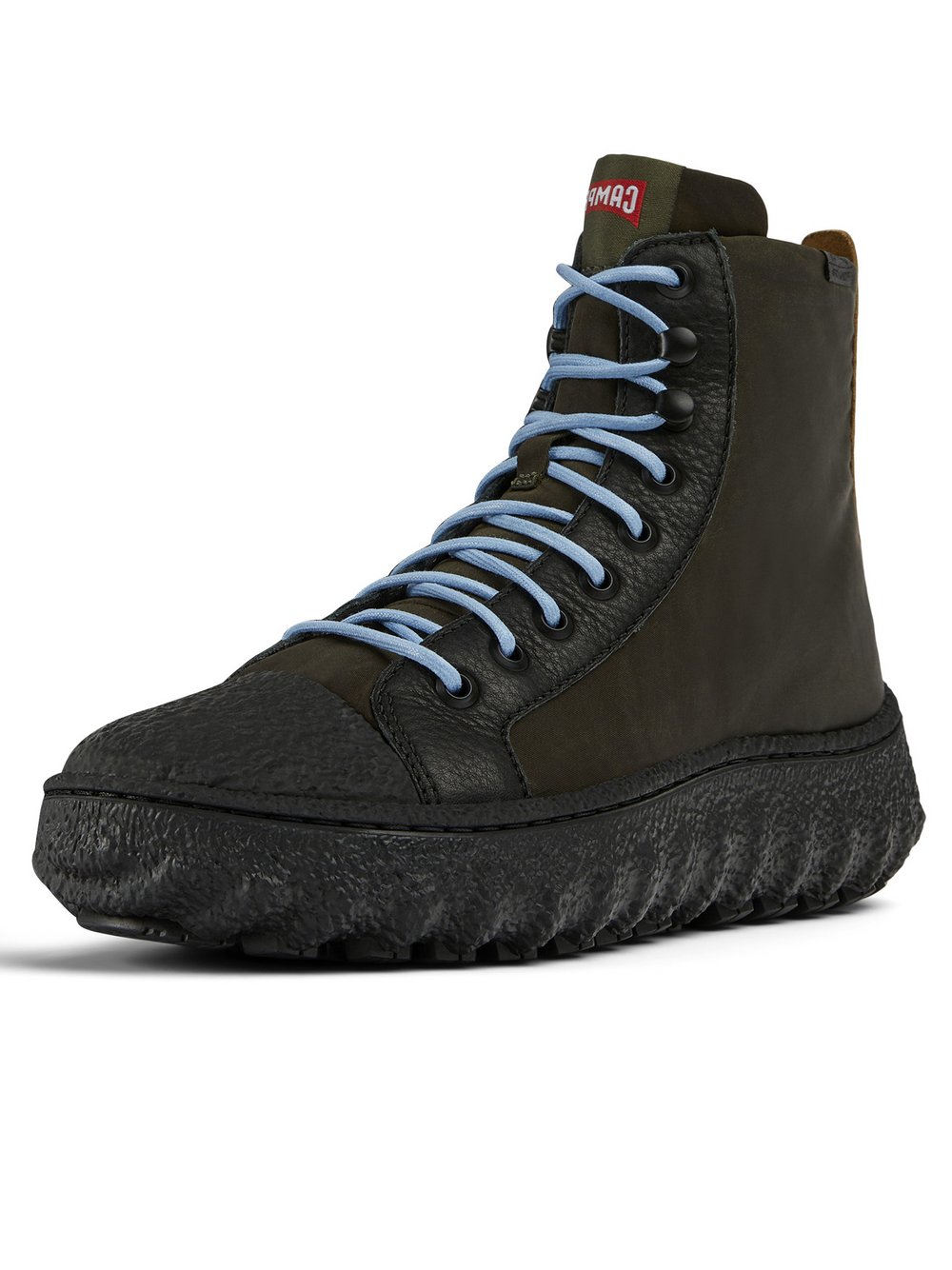 Camper Stiefeletten Damen Textil grün, 36