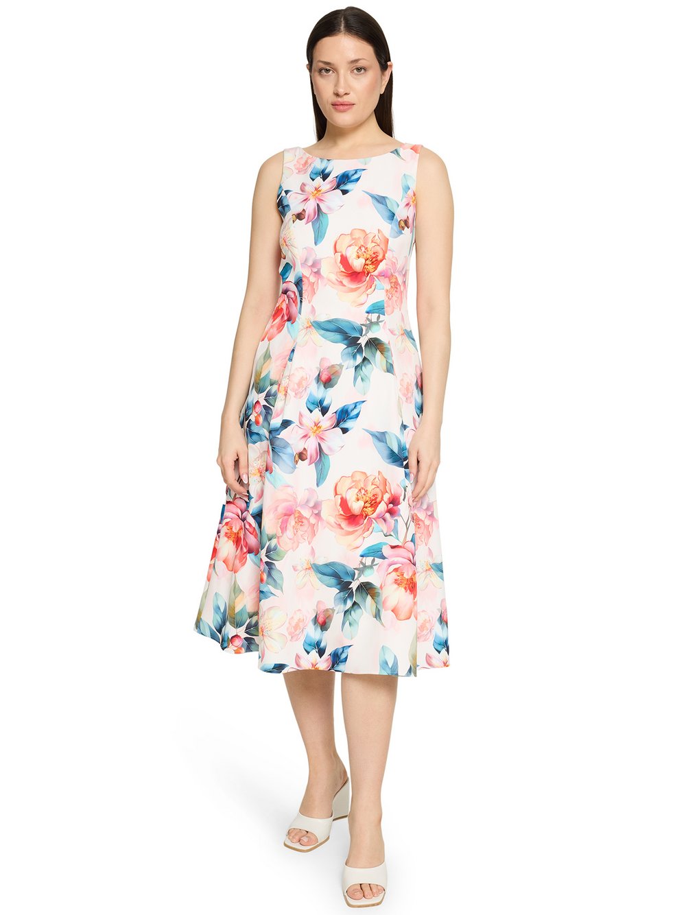 Vera Mont Abendkleid Damen mehrfarbig gemustert, 38