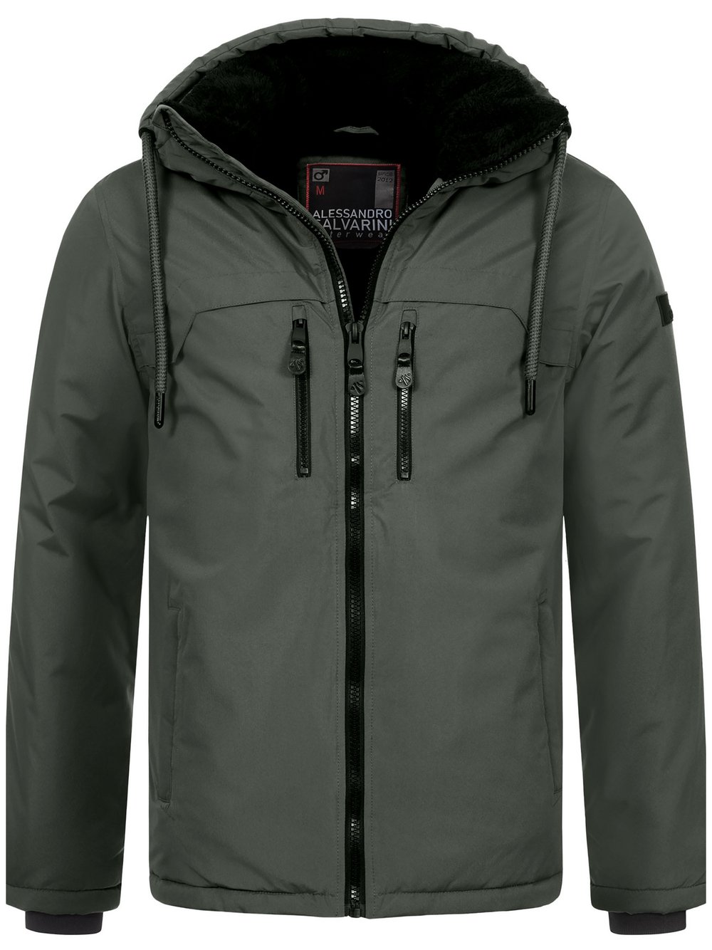 Alessandro Salvarini Winterjacke  Herren grau, XXL